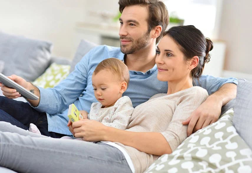 4K IPTV Provider service streaming in high definition on a Smart TV in the USA