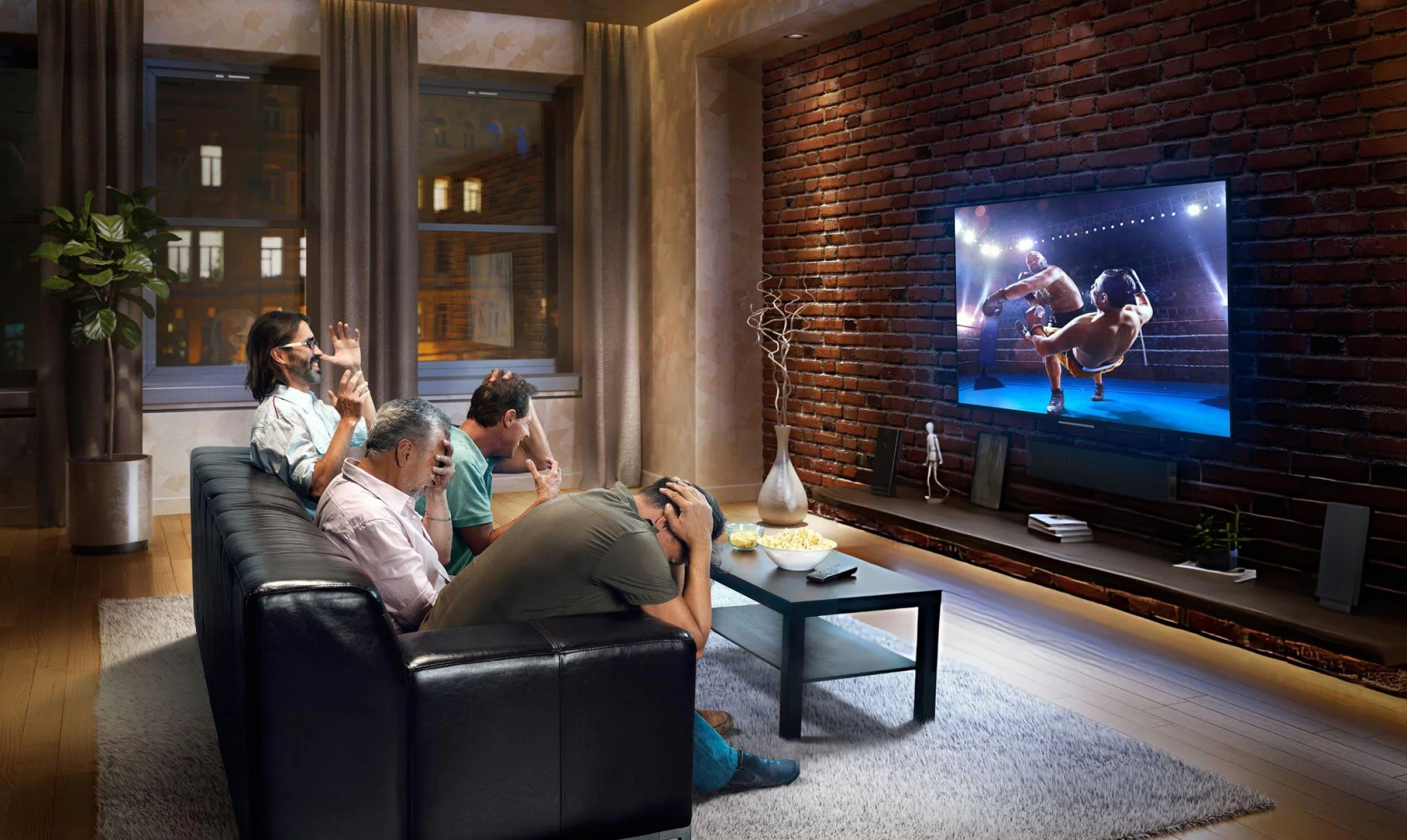 Watch boxing PPV without cable in 2026 on a US living room TV